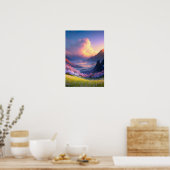 Gouden Sereniteit Poster (Keuken)