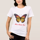 "Gouden Sereniteitsvleugels" Tri-Blend Shirt (Voorkant)