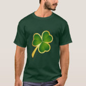 Gouden Shamrock T-shirt (Voorkant)