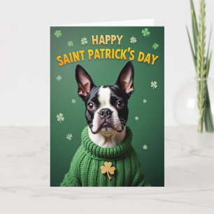 Gouden Shamrock Terrier Dag Kaart