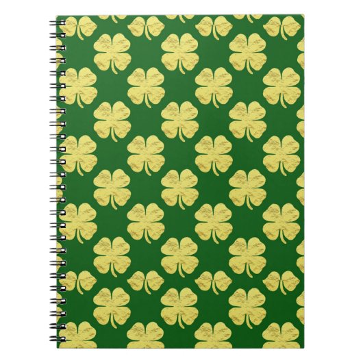 Gouden Shamrocks Notitieboek (Voorkant)