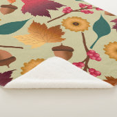 Gouden Shimmer Herfst Sherpa Blanket Sherpa Deken (3/4)