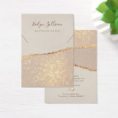 Gouden shimmer papier ketting display kaart (Bureau)