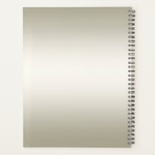 Gouden Sieraagendagenda Planner (Achterkant)