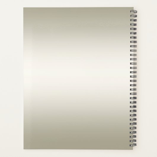 Gouden Sieraagendagenda Planner (Achterkant)