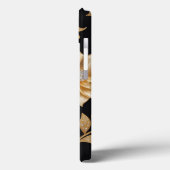 Gouden sieraden bloemenpatroon Elegant bloemontwer Case-Mate iPhone Case (Achterkant / Links)