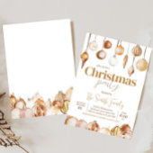 Gouden Sieraden Kerstvakantie Kerstfeest Kaart