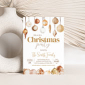 Gouden Sieraden Kerstvakantie Kerstfeest Kaart