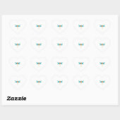 Gouden sieraden libel insect vip fun vector afbeel hart sticker (Vel)