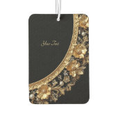 Gouden Sierbloemen Luchtverfrisser (Achterkant)