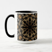 Gouden Sierbloemen Mok (Links)
