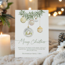 Gouden Siergroen Kerstmis 