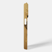 Gouden Sierkever op Decoratieve Achtergrond Case-Mate iPhone Case (Achterkant / Rechts)