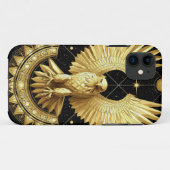 Gouden Sierlijke Adelaar Case-Mate iPhone Case (Achterkant (horizontaal))