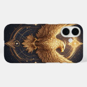 Gouden Sierlijke Adelaar Case-Mate iPhone Case (Achterkant (horizontaal))