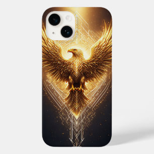 Gouden Sierlijke Adelaar Case-Mate iPhone 14 Hoesje