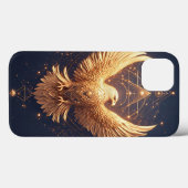 Gouden Sierlijke Adelaar Case-Mate iPhone Case (Achterkant (horizontaal))