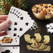 Gouden Sierlijke Adelaar Pokerkaarten (Insitu)