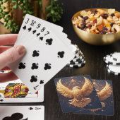 Gouden Sierlijke Adelaar Pokerkaarten (Insitu)
