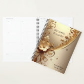 Gouden Sierlijke Bloemen Planner (Display)