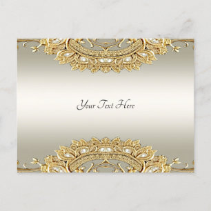 Gouden Sierlijke Briefkaart
