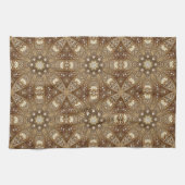 Gouden Sierlijke Keukenhanddoek (Horizontaal)