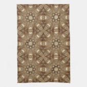 Gouden Sierlijke Keukenhanddoek (Verticaal)