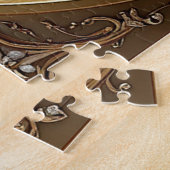 Gouden Sierlijke Legpuzzel (Zijkant)