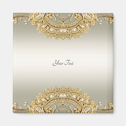 Gouden Sierlijke Magneet (Voorkant)