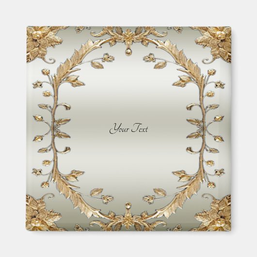 Gouden Sierlijke Magneet (Voorkant)