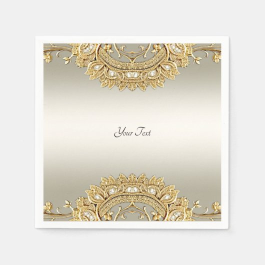 Gouden Sierlijke Servetten (Voorkant)