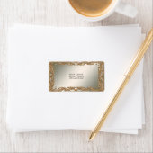 Gouden Sierlijst Adreslabel Etiket (Insitu)