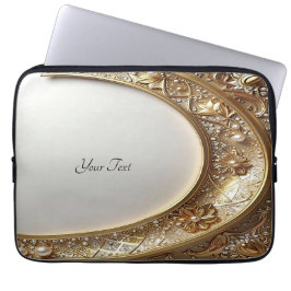Gouden Sierlijst Laptophoes Laptop Sleeve