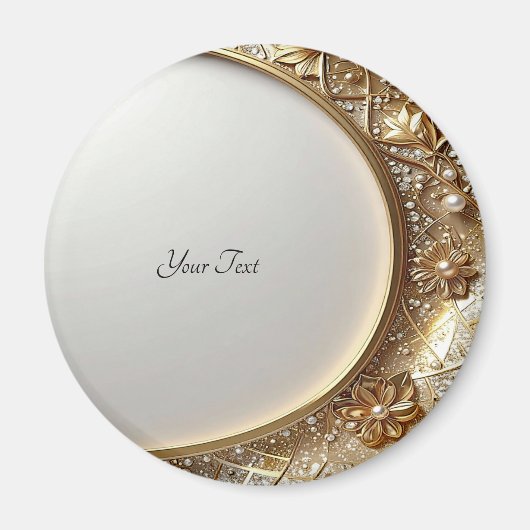 Gouden Sierlijst Magneet (Voorkant)