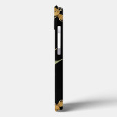 Gouden Sierlijst met Bloemmotive Case-Mate iPhone Case (Achterkant / Links)
