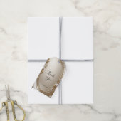 Gouden Sierlijst met Parels Cadeaubijsluiter Cadeaulabel (Met Touw)