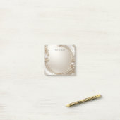 Gouden Sierlijst met Parels Post-it Notities Post-it® Notes (Op bureau)