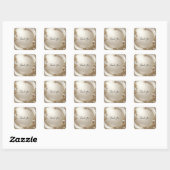 Gouden Sierlijst met Parels Sticker (Vel)