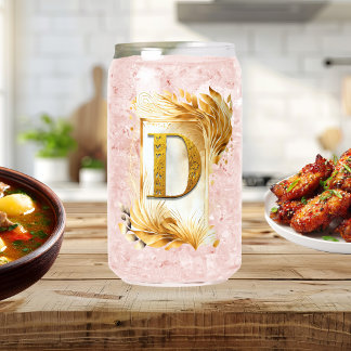 Gouden Sierlijst Monogram D Blikvorm Glas