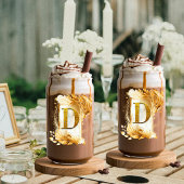 Gouden Sierlijst Monogram D Blikvorm Glas
