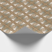 Gouden Sierpapier Cadeaupapier (Hoek)