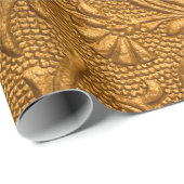  gouden sierplanten naadloos patroon cadeaupapier (Rol Hoek)