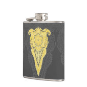 gouden siervlam heupfles (Links)