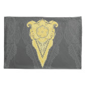 gouden siervlam kussensloop (Achterkant)