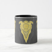 gouden siervlam mok (Midden)