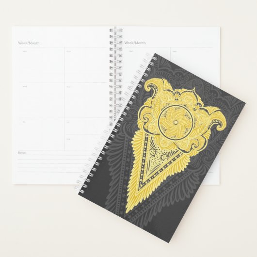 gouden siervlam planner (Display)