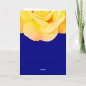 Gouden Sinaasappel Geel Rose Navy Blauw Bloemen Br (Achterkant)