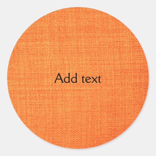 Gouden Sinaasappels SJABLOON, personaliseren, Ronde Sticker (Voorkant)