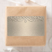 Gouden Sjabloon Shimmer Glitter Etiket (Insitu)