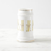 Gouden ski's Polen |  Ski Illustration Cream Bierpul (Center)